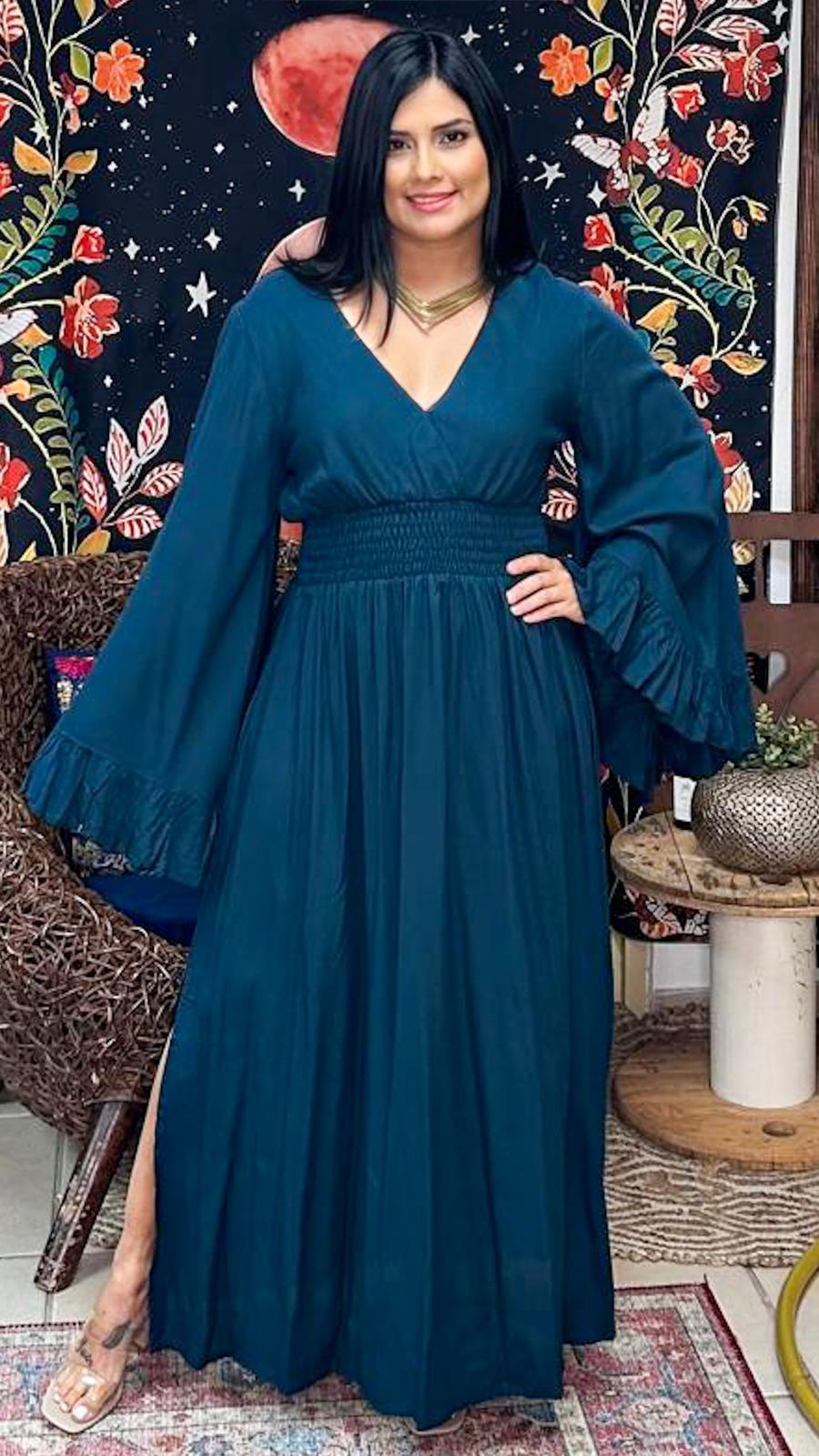 Nan Dress- LD303- Teal