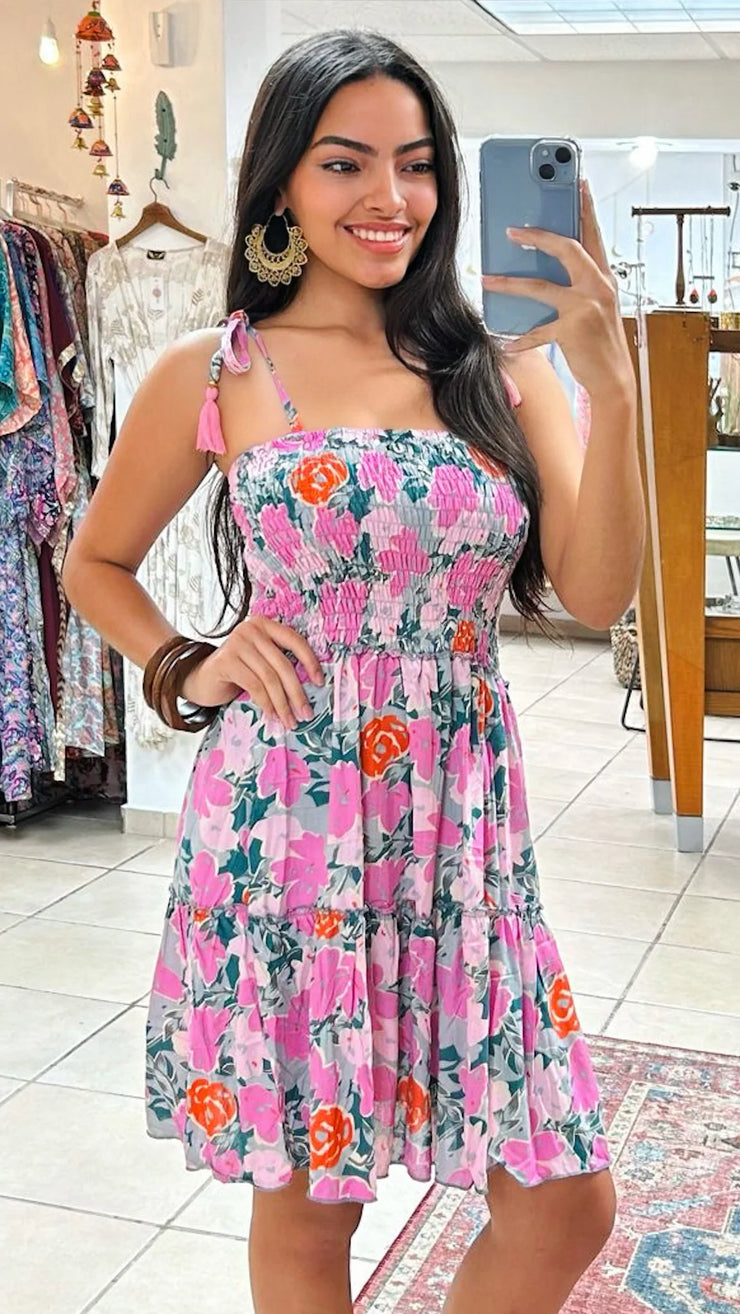 Bella Short Dress- SD-2147- Print